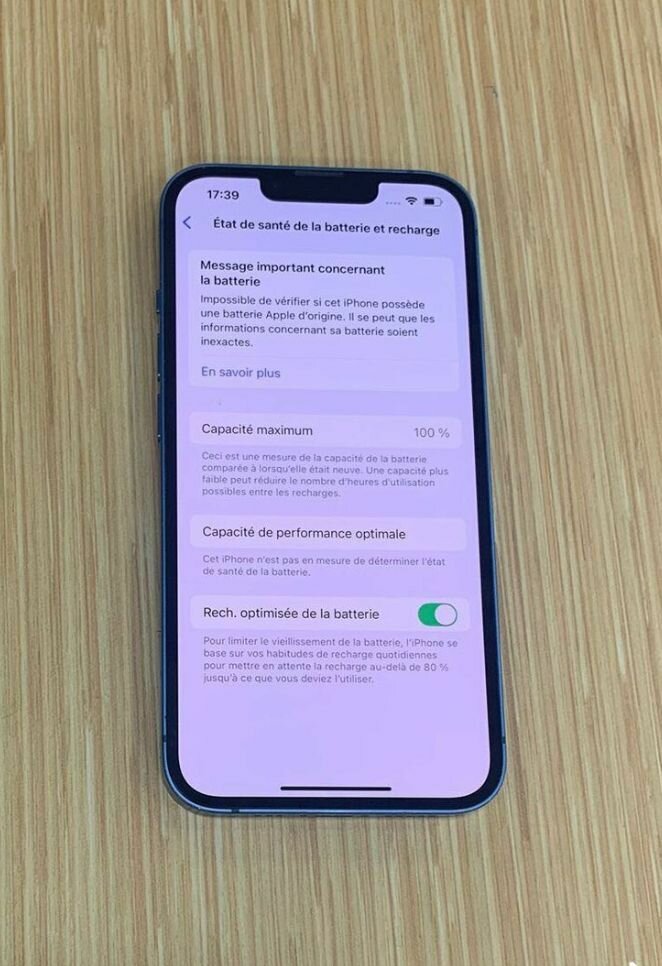 iPhone 256 Go Blanc Neuf