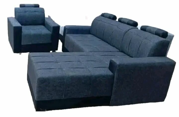 Canapé d'angle moderne en tissu