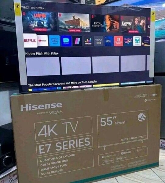 TV 4K Hisense 55" Série E7