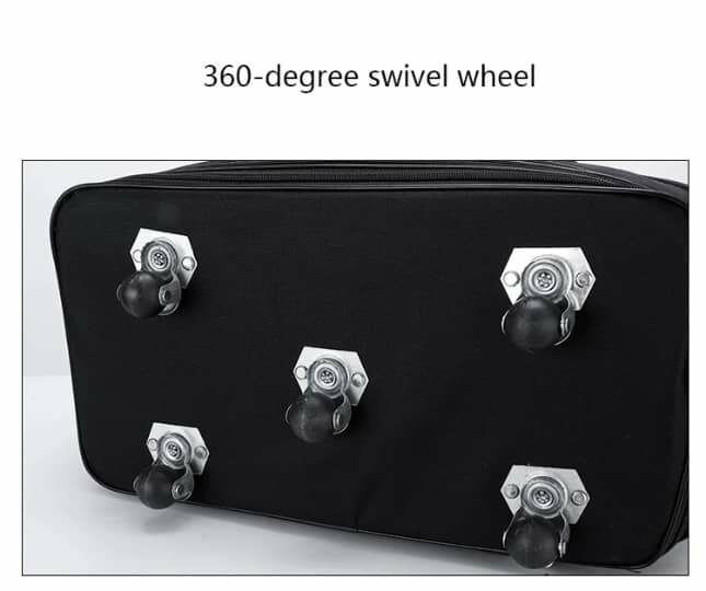 Ensemble de valises noires élégantes