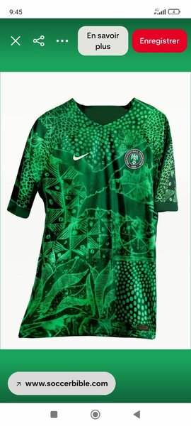 Maillot de football Nigeria