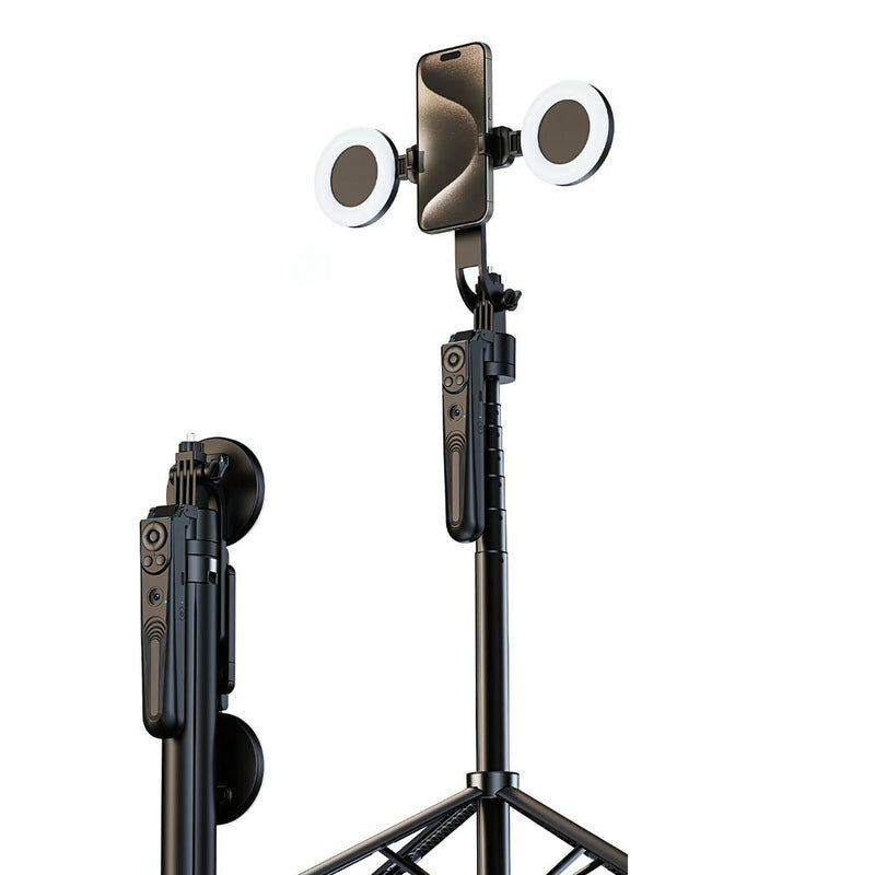 Trépied Selfie avec Lumière LED