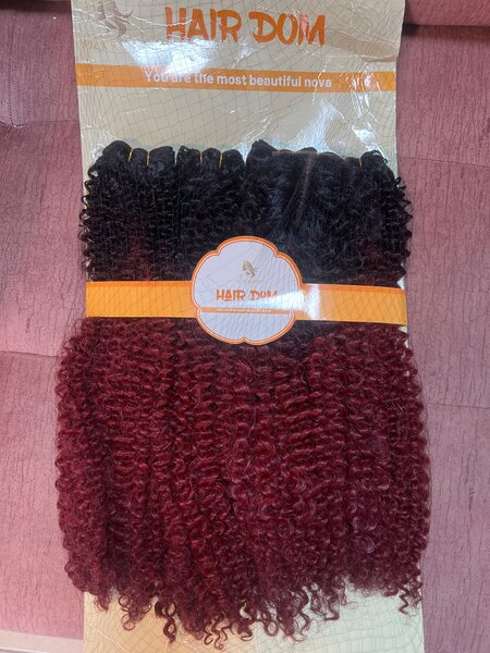 Extensions bouclées bicolores