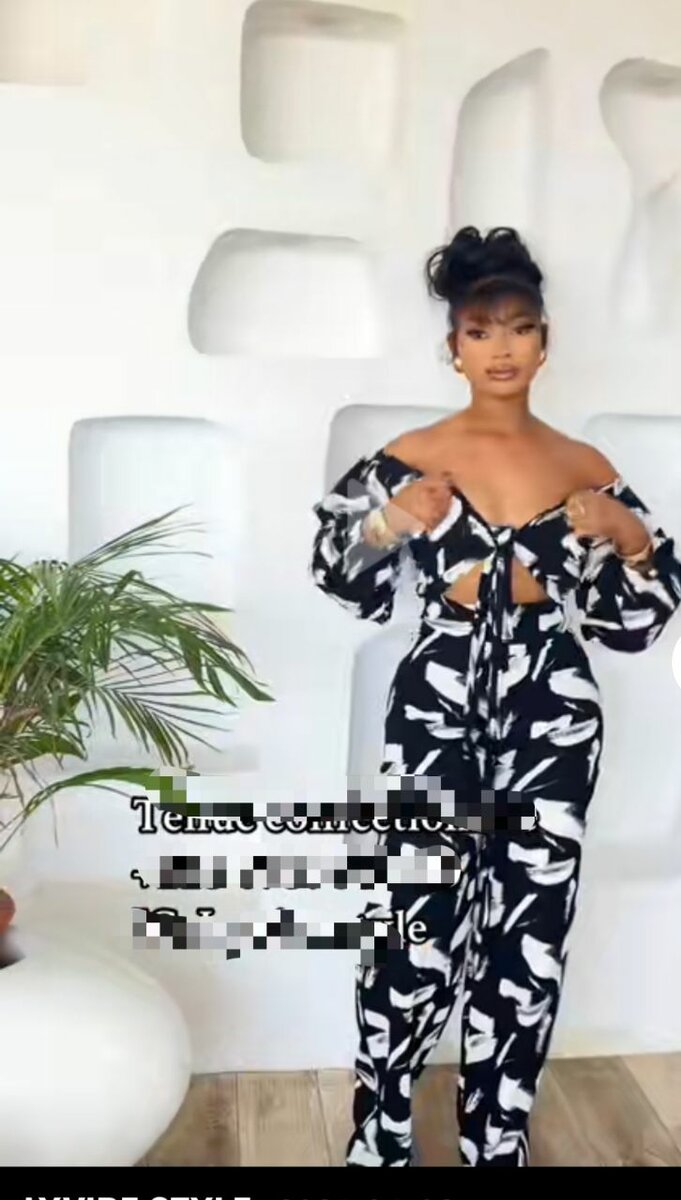 Robe élégante à motifs