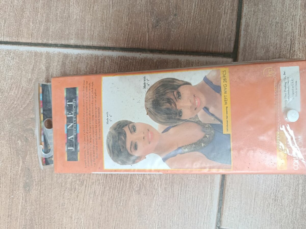 Janet, coupe Cheveux Humains