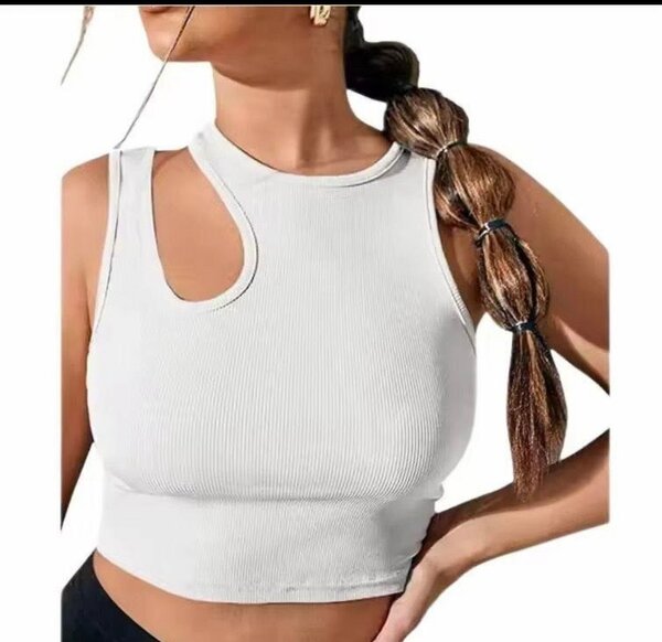 Top asymétrique sans manches