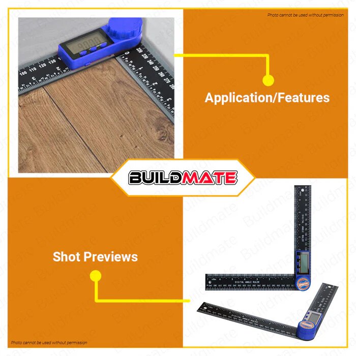Règle d'Angle Numérique 360° Wadfow