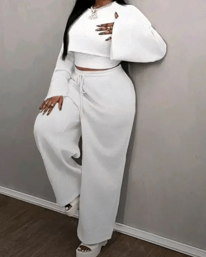 Ensemble décontracté blanc
