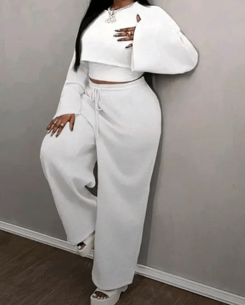 Ensemble décontracté blanc