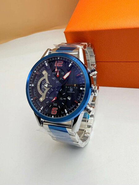 Montre luxueuse en acier inoxydable