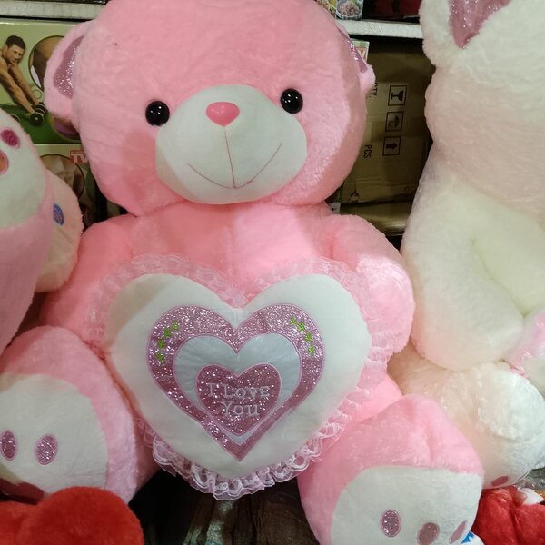 Peluche Ours Rose Amour