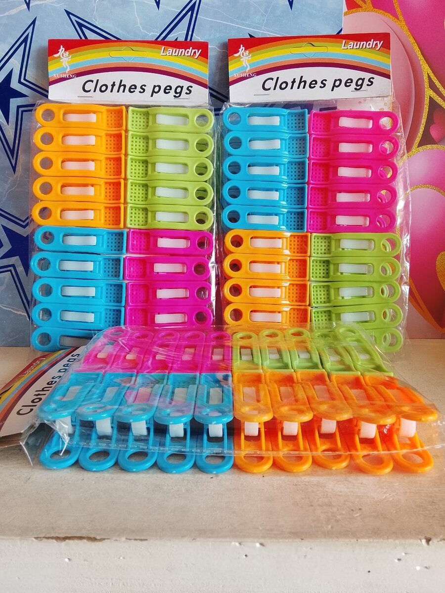 Pinces à linge colorées