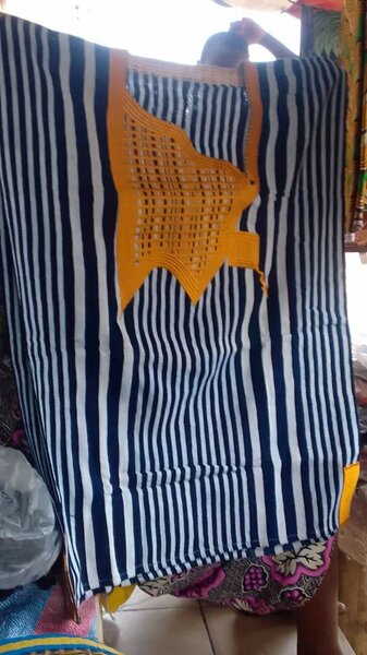 Tunique africaine rayée