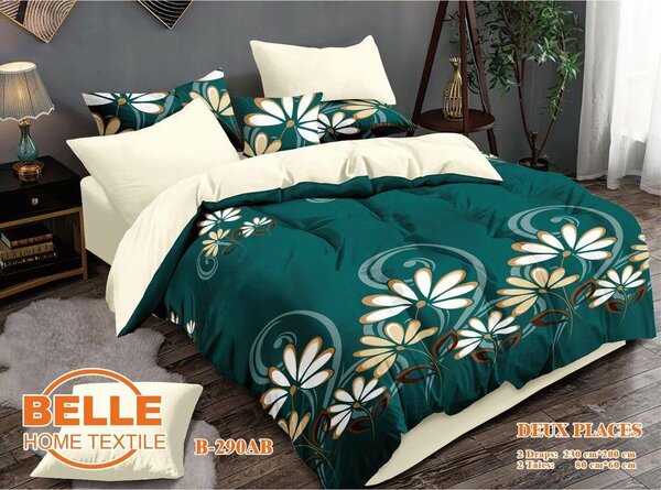 Parure de lit floral douce