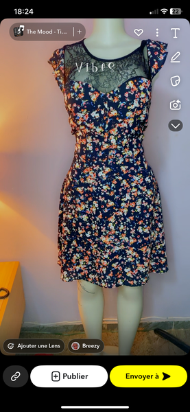 Robe élégante en dentelle