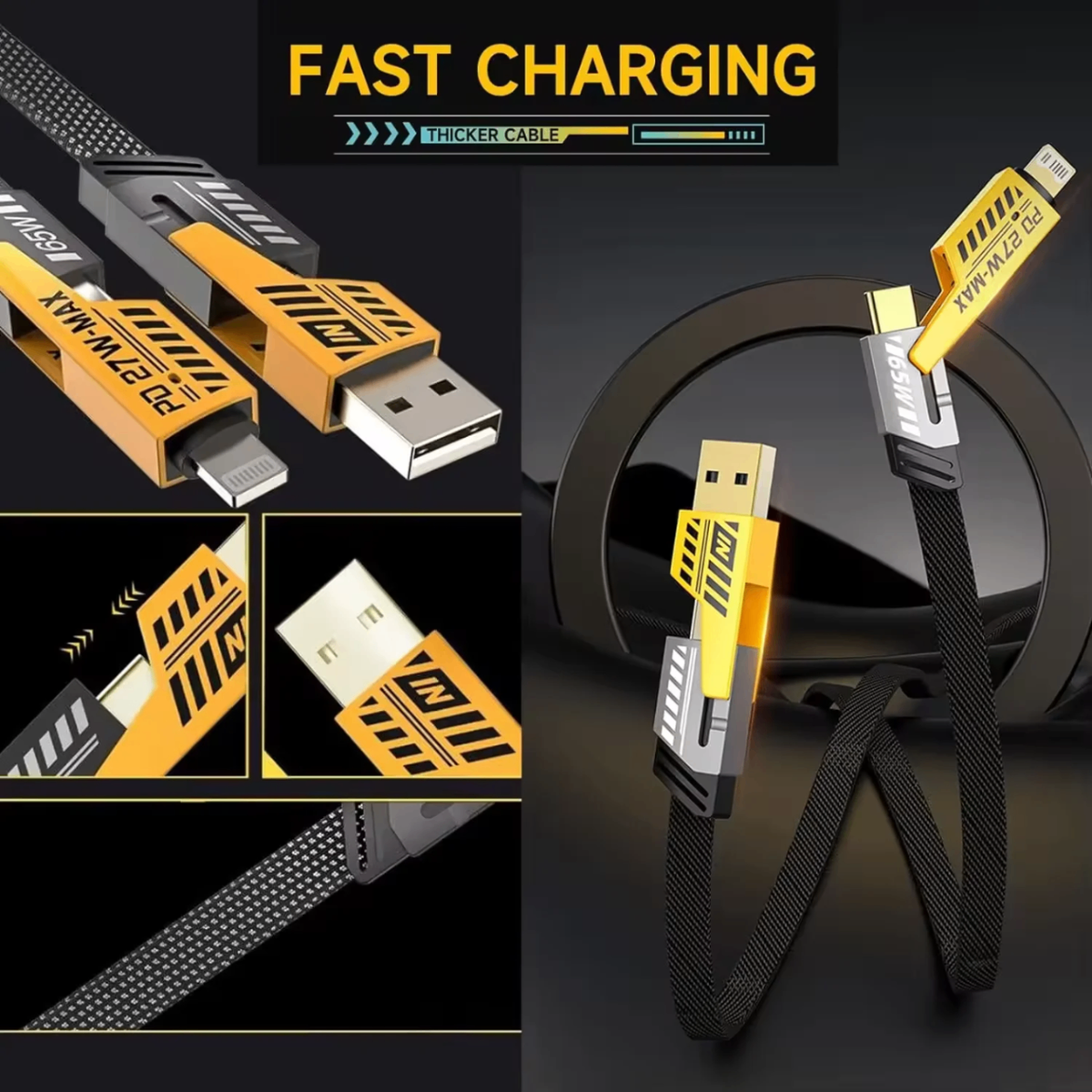PD 65W 27W USB-C