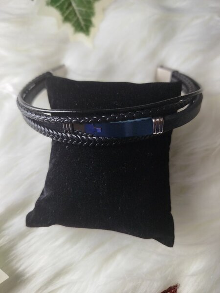 Bracelet en cuir pour homme