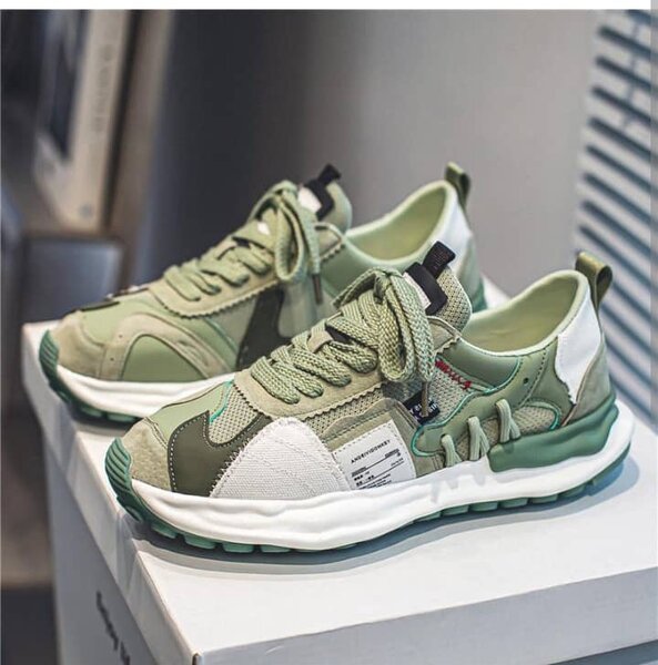 Baskets tendance vertes