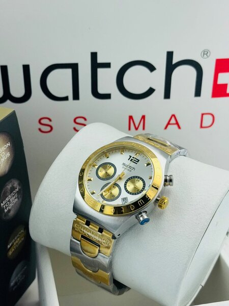 Montre Luxe Bicolore Homme