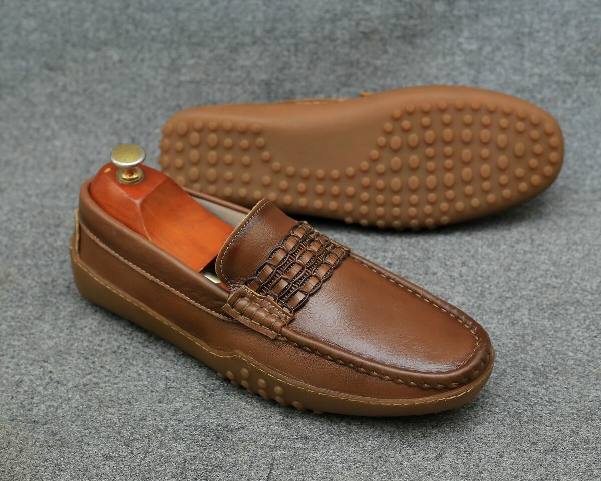 Mocassins en cuir élégants