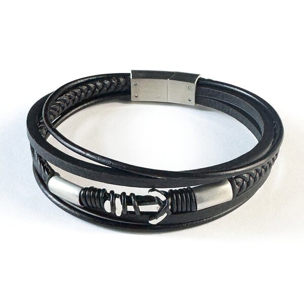 Bracelet en cuir chic homme