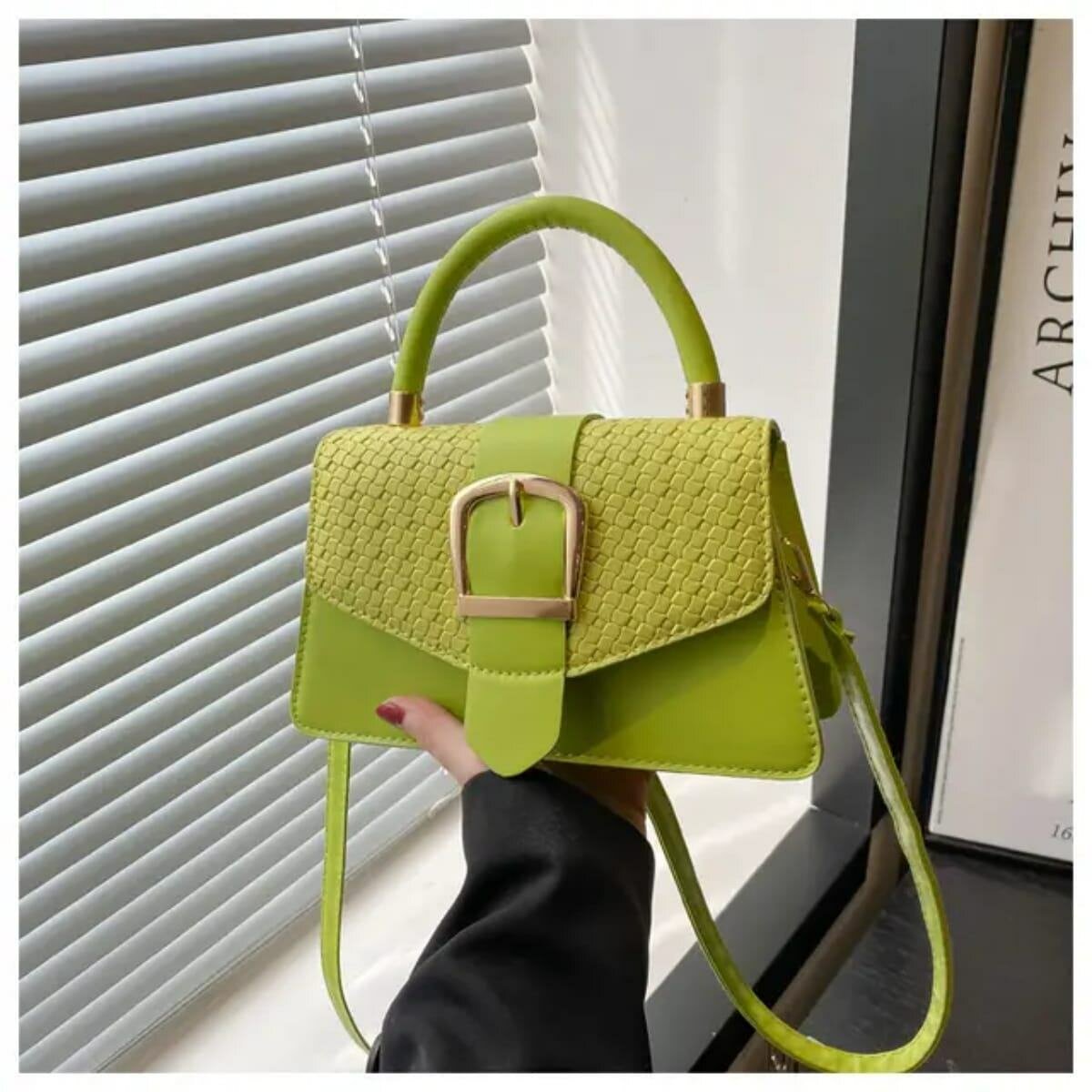 Sac à main vert tendance