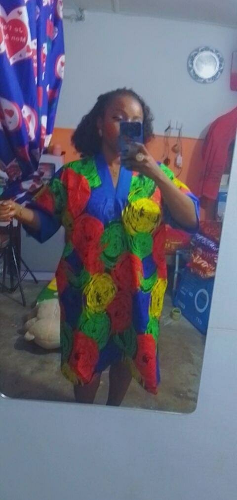 Robe colorée ethnique femme