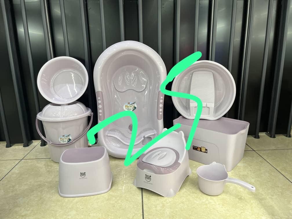 Ensemble de bain bébé complet