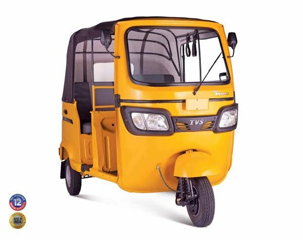 Tuktuk TVS jaune neuf