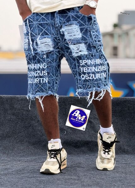 Shorts en jean délavés