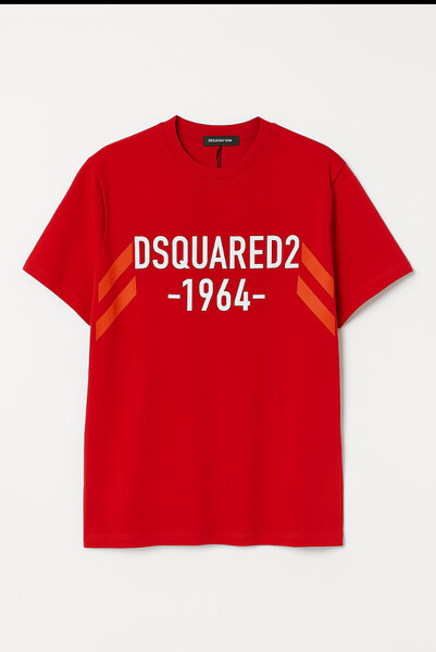 T-shirt rouge DSQUARED2 homme