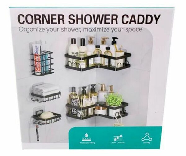 Étagères d'angle de douche robustes