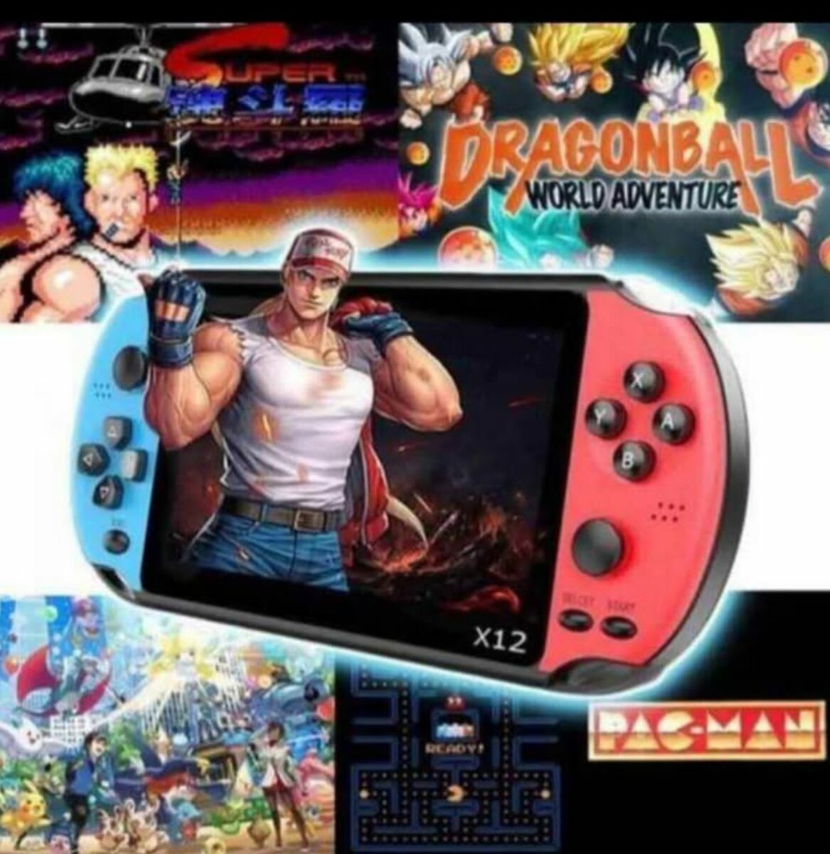 Console portable X12 +1000 jeu