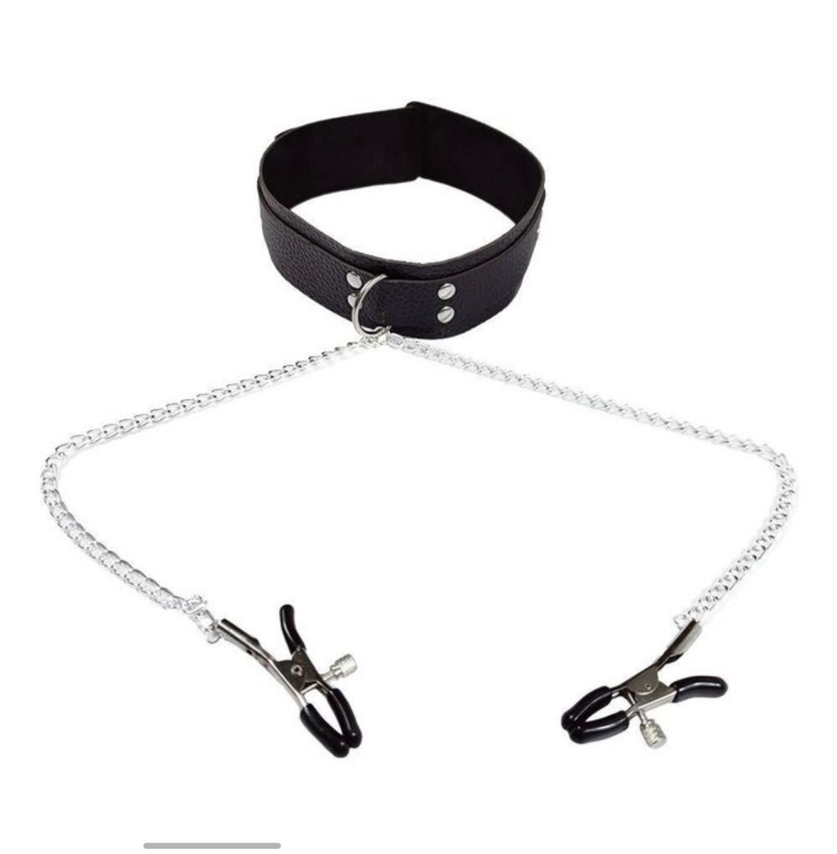 Collier BDSM avec chaînes