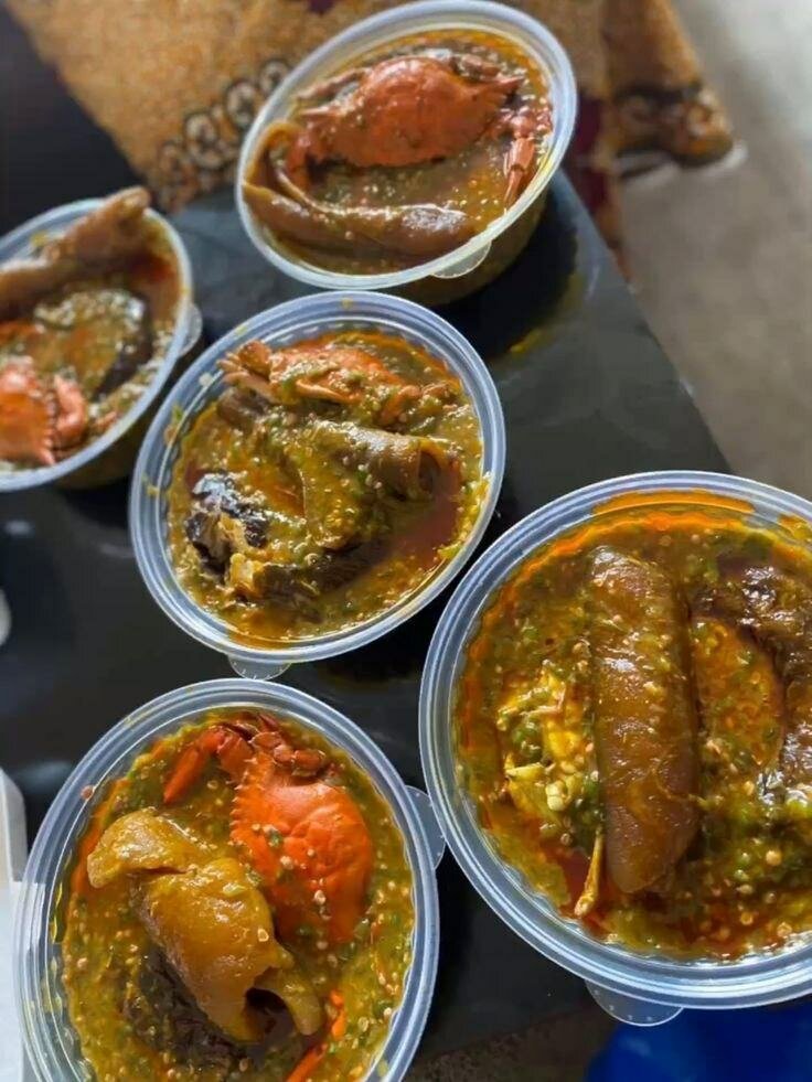 Ragoût d'escargots épicé africain