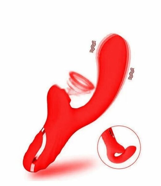 Vibromasseur Multifonction Rouge