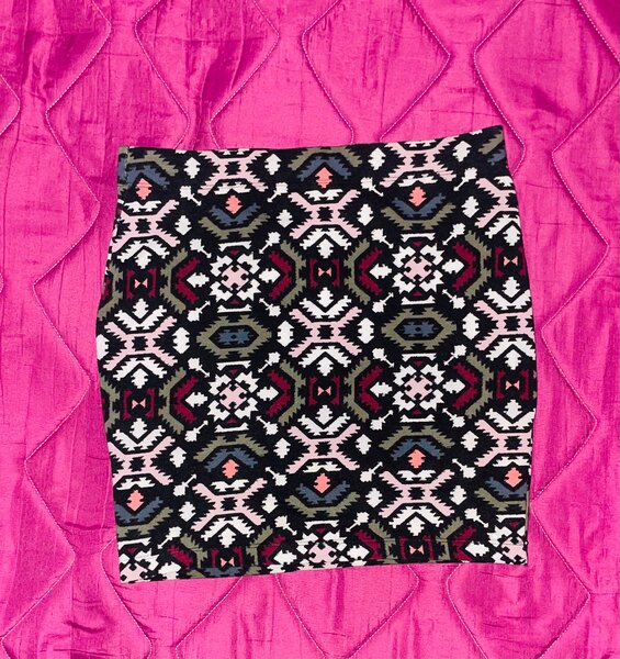 Jupe Crayon Éthnique Élégante