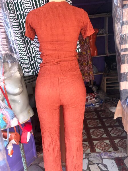 Tenue deux pièces orange