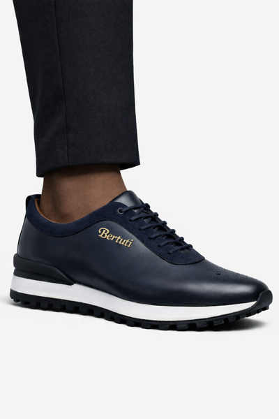 Sneakers en cuir Bertuti