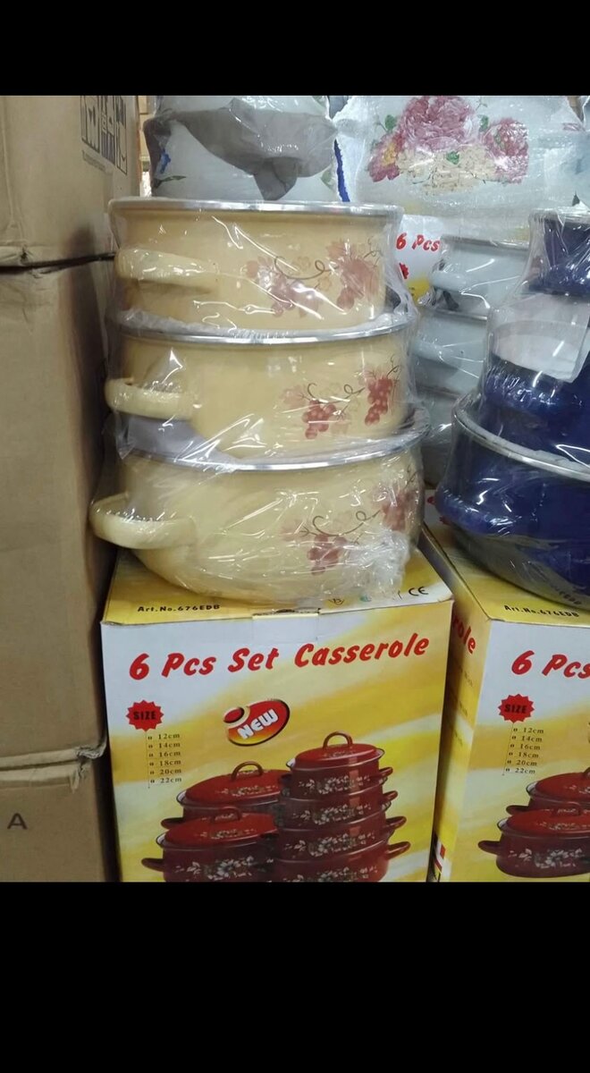 Set de Casseroles Émaillées 6 Pcs