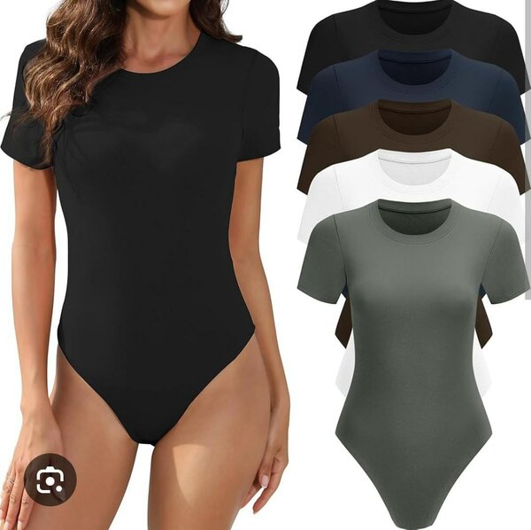 Body femme manches courtes