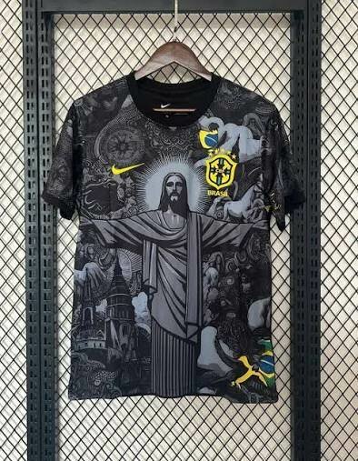 Maillot de sport Brésil noir