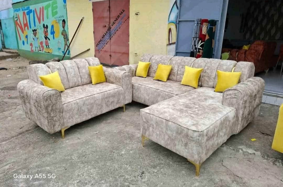 Canapé moderne en velours