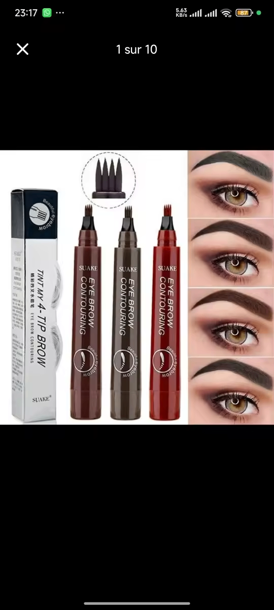 Stylo Sourcils 4-Tips Waterproof