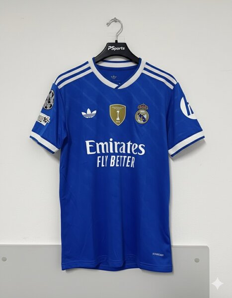 Maillot bleu de réal