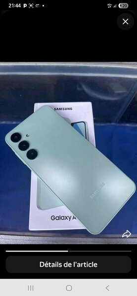 Samsung Galaxy A vert clair
