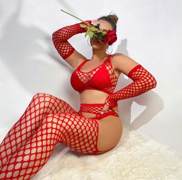 Combinaison résille sexy