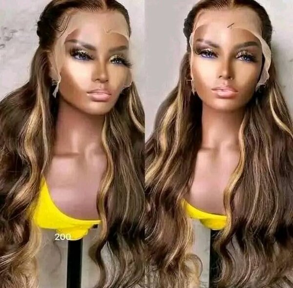 Perruque Dentelle Ondulée Longue