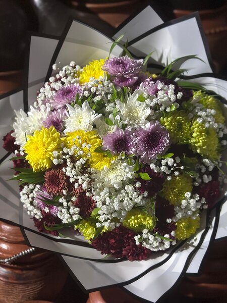 Bouquet de fleurs colorées