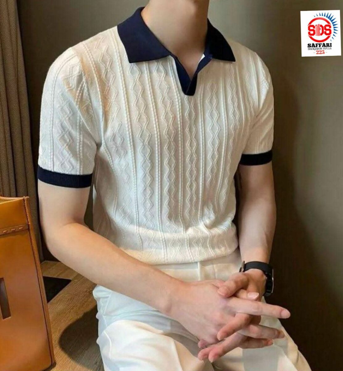 Polo en maille pour homme